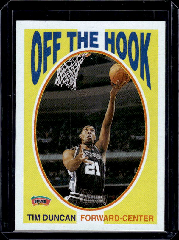 2000-01 Topps Heritage #OH3 Tim Duncan Off the Hook