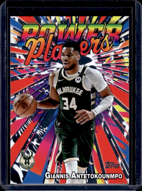 2025-26 Topps #PP-1 Giannis Antetokounmpo Power Players