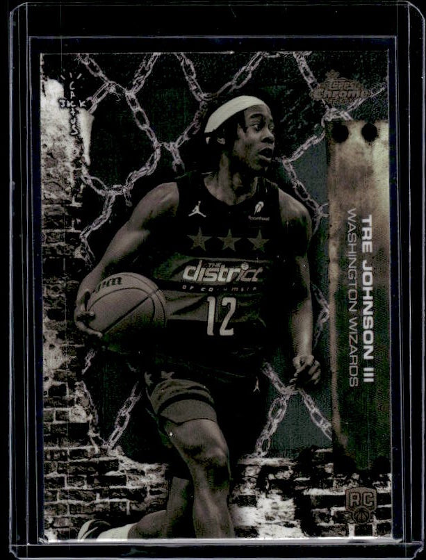 2025-26 Topps Chrome Cactus Jack #66 Tre Johnson III Refractor