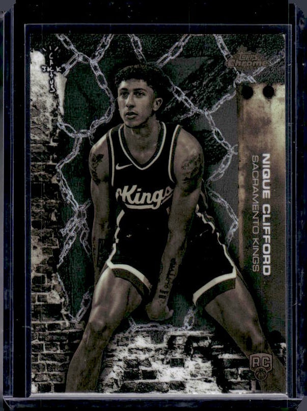 2025-26 Topps Chrome Cactus Jack #84 Nique Clifford Refractor