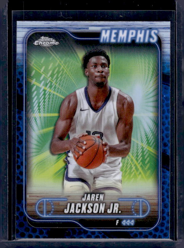 2024-25 Topps Chrome #173 Jaren Jackson Jr. Blue Basketball Refractor