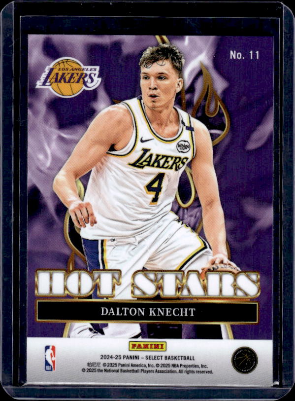 2024-25 Panini Select #11 Dalton Knecht Hot Stars
