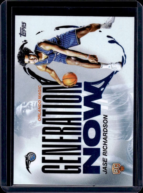 2025-26 Topps #GN-25 Jase Richardson Generation Now