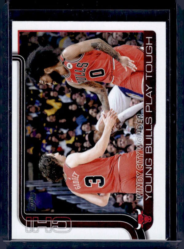 2025-26 Topps #277 Windy City Wonder: Young Bulls Play Tough