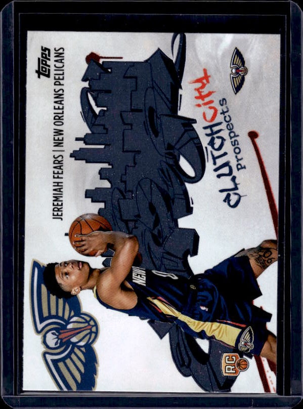 2025-26 Topps #CC-7 Jeremiah Fears Clutch City Prospects