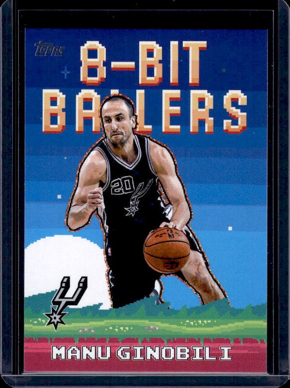 2025-26 Topps #8B-29 Manu Ginobili 8-Bit Ballers