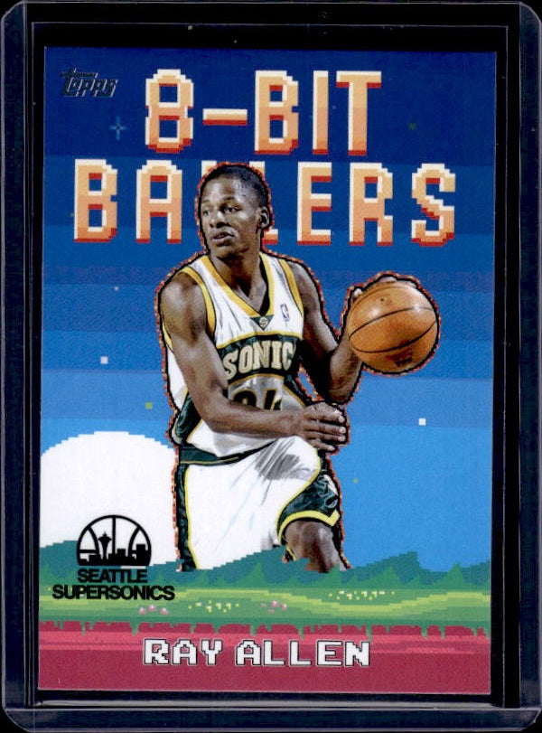2025-26 Topps #8B-28 Ray Allen 8-Bit Ballers