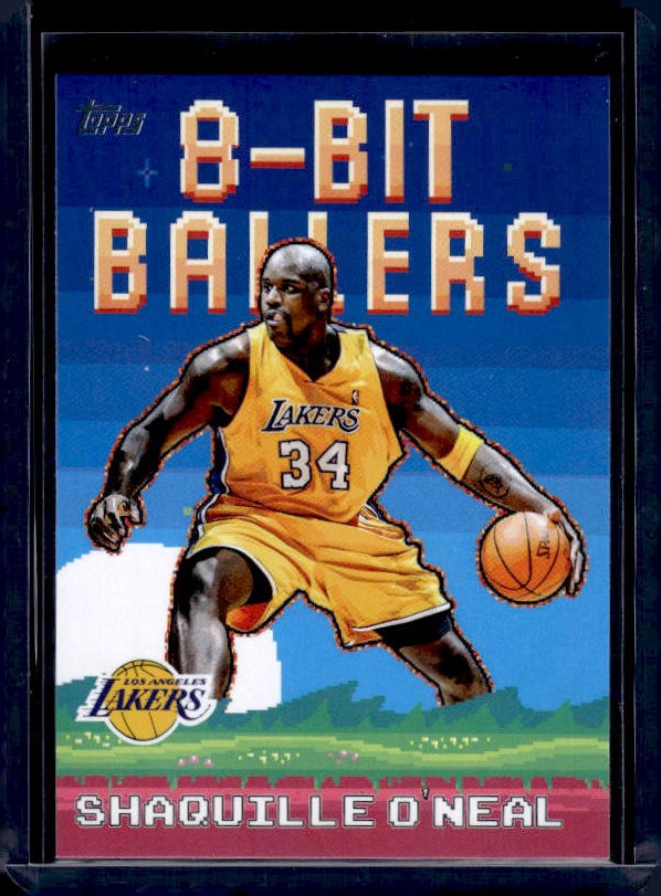 2025-26 Topps #8B-21 Shaquille O'Neal 8-Bit Ballers