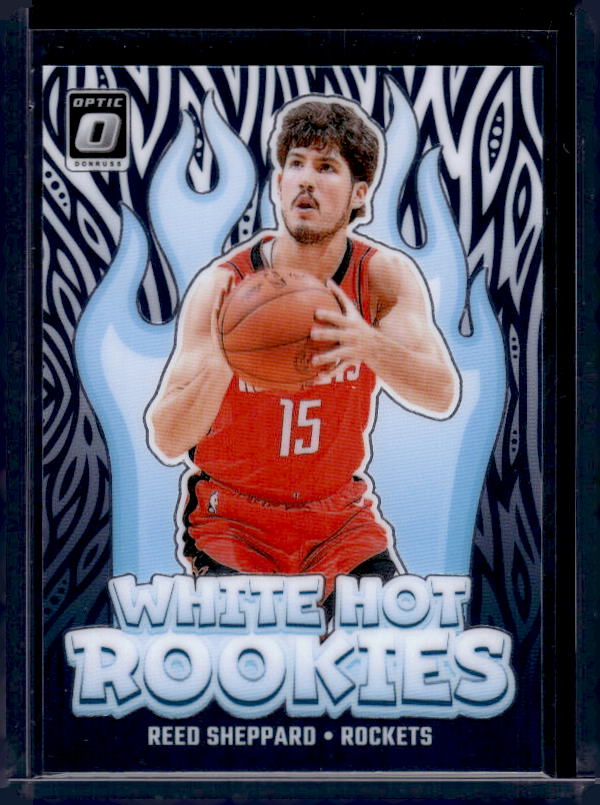 2024-25 Donruss Optic #12 Reed Sheppard White Hot Rookies
