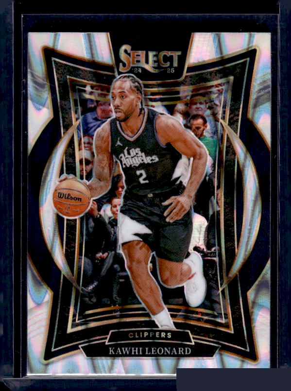 2024-25 Panini Select #61 Kawhi Leonard Tectonic Prizm