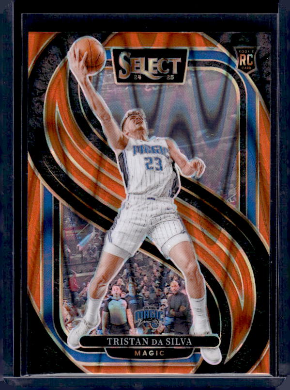 2024-25 Panini Select #167 Tristan da Silva Orange Flash Prizm