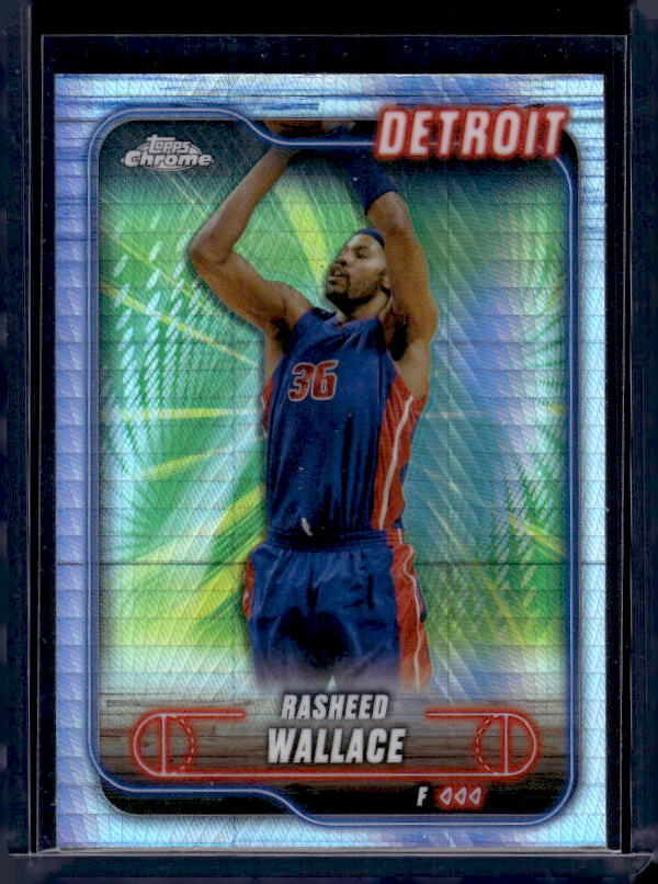 2024-25 Topps Chrome #23 Rasheed Wallace Prism Refractor