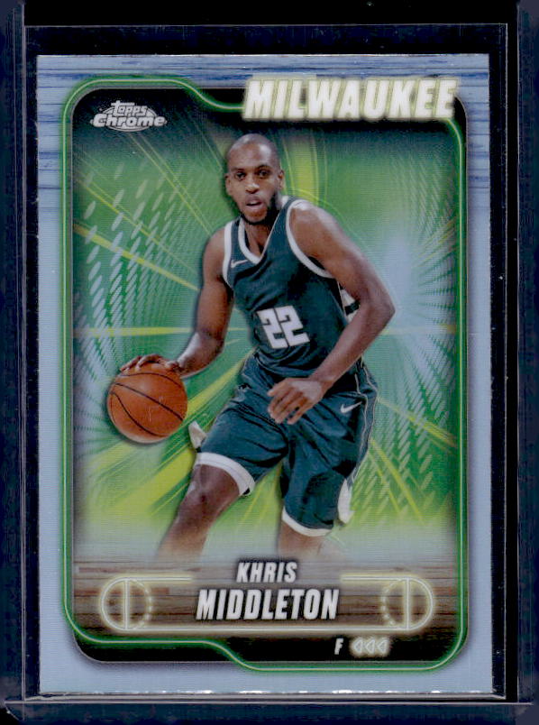 2024-25 Topps Chrome #75 Khris Middleton Refractor