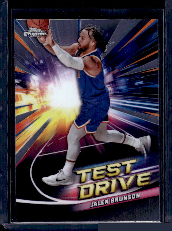 2024-25 Topps Chrome #TD-15 Jalen Brunson Test Drive