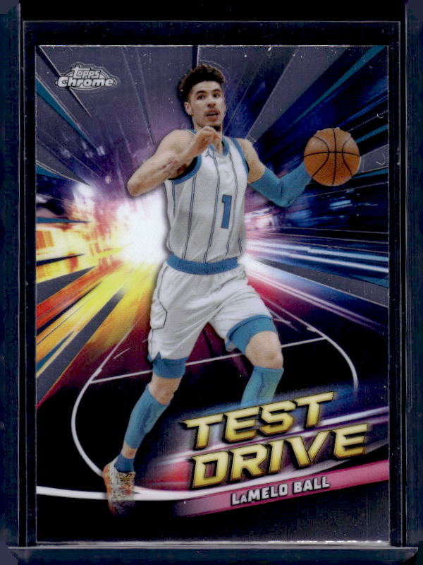 2024-25 Topps Chrome #TD-12 LaMelo Ball Test Drive