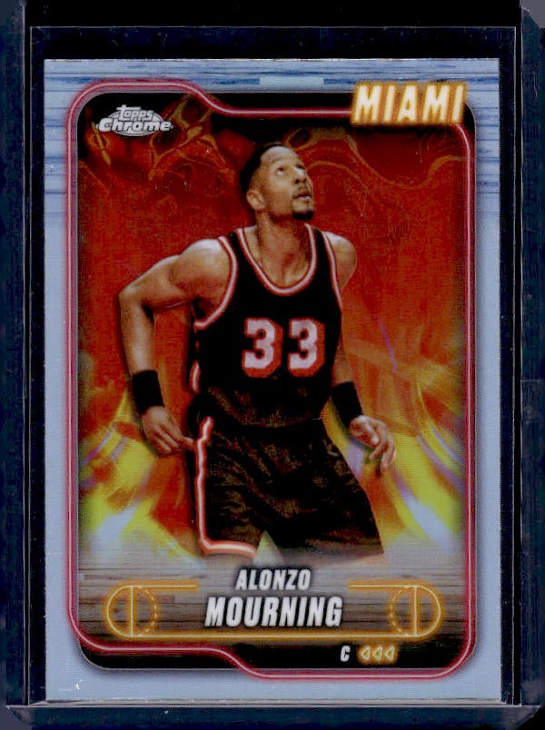 2024-25 Topps Chrome #9 Alonzo Mourning Refractor