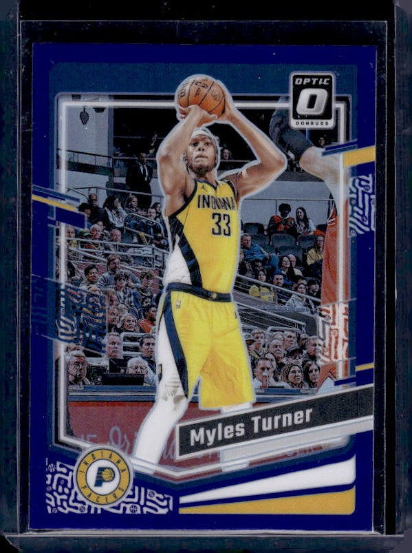2023-24 Donruss Optic #178 Myles Turner Purple
