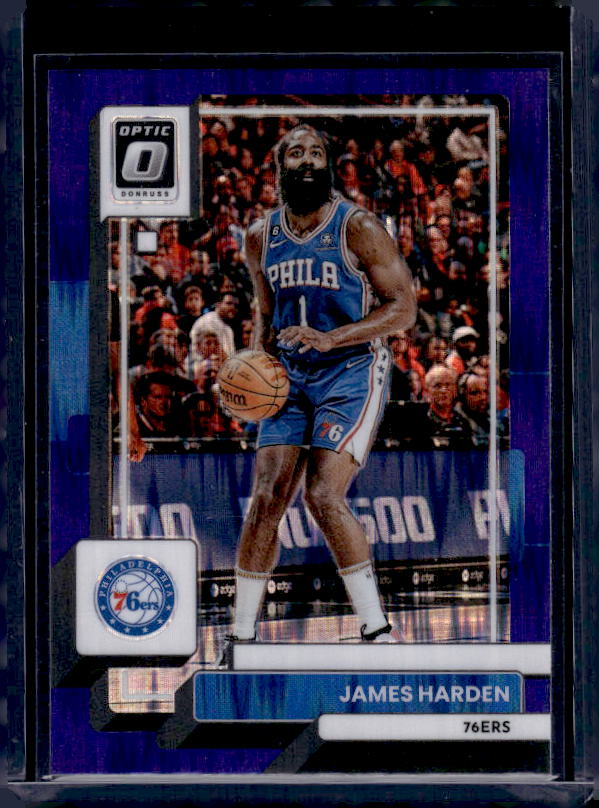 2022-23 Donruss Optic #22 James Harden Purple Shock