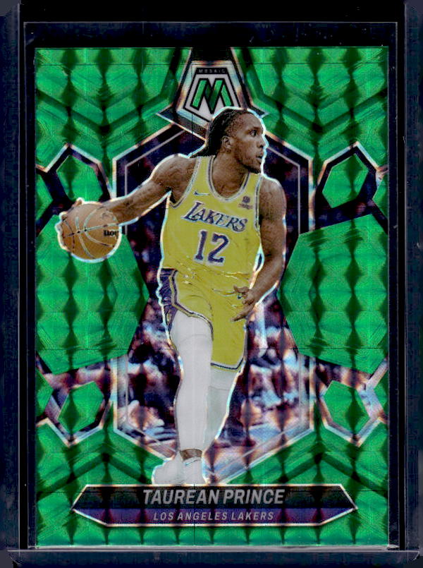 2023-24 Panini Mosaic #196 Taurean Prince Green