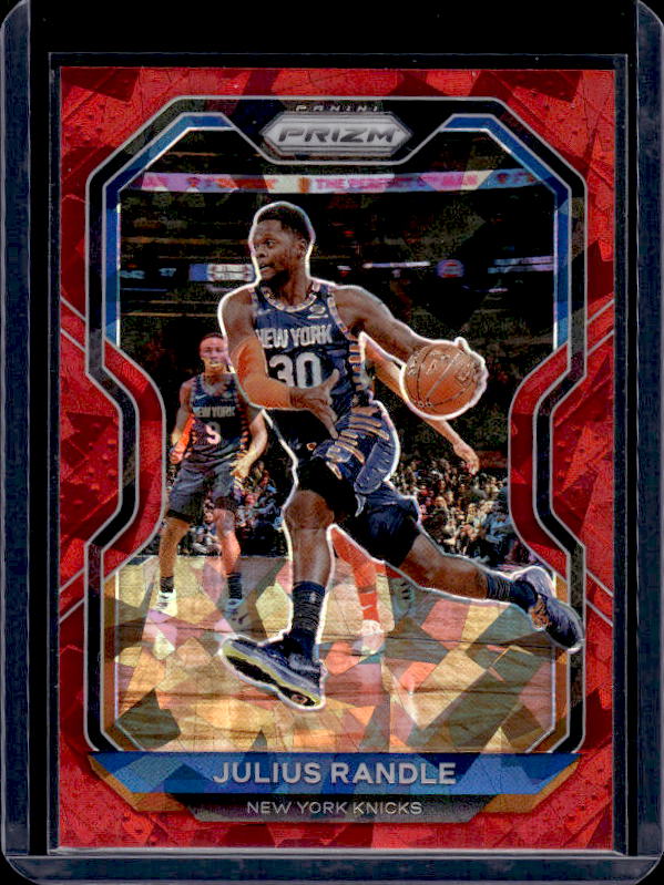 2020-21 Panini Prizm #54 Julius Randle Red Ice Prizms