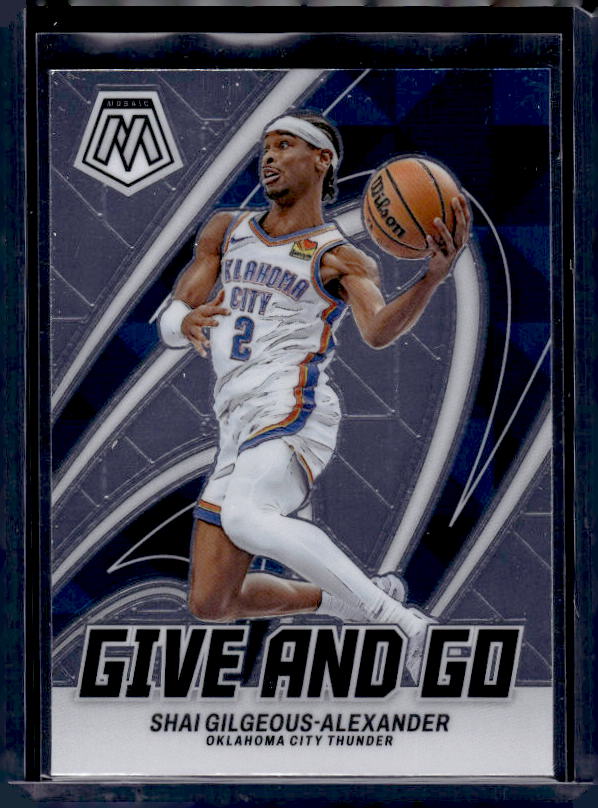 2023-24 Panini Mosaic #5 Shai Gilgeous-Alexander Give and Go