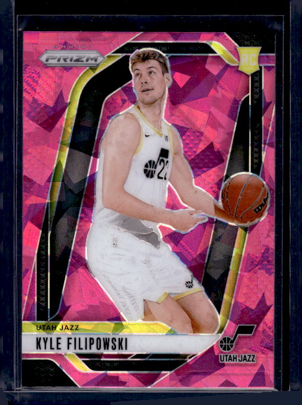 2024-25 Panini Prizm #263 Kyle Filipowski Prizms Pink Ice