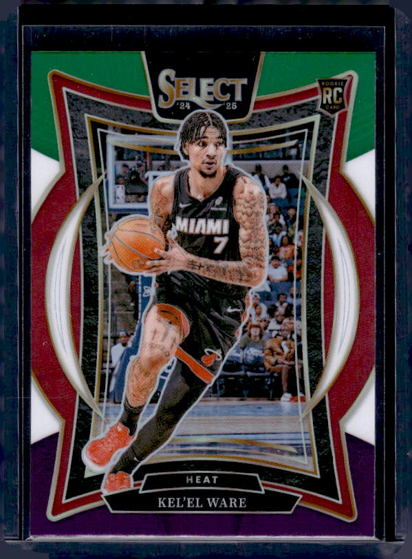 2024-25 Panini Select #66 Kel'el Ware Green White Purple Prizm