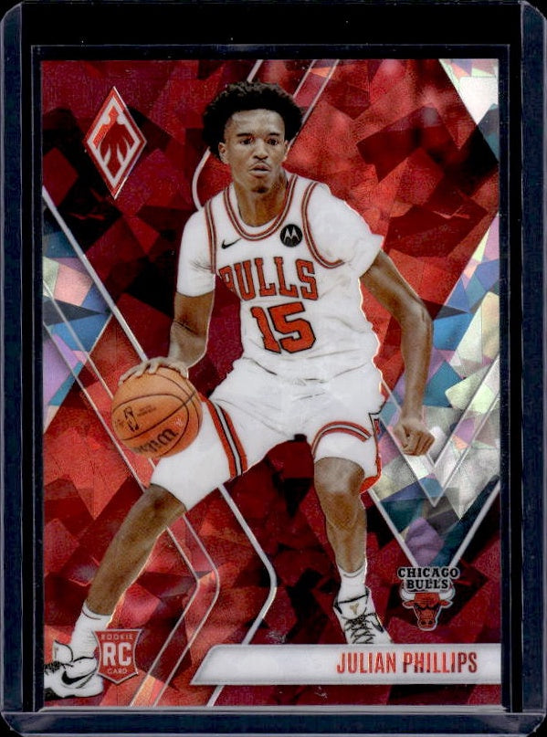 2023-24 Panini Phoenix #275 Julian Phillips Phoenix Maroon Ice #/275