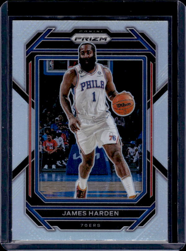 2022-23 Panini Prizm #35 James Harden Prizms Silver