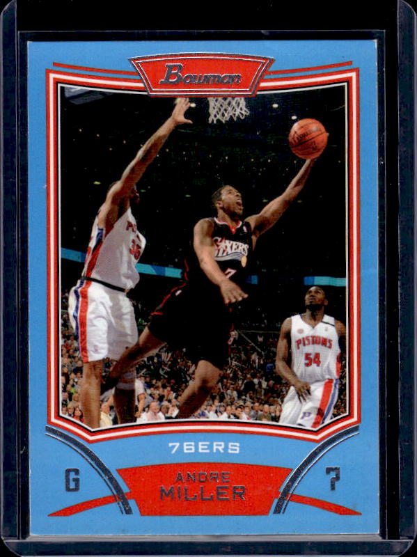 2008-09 Bowman #78 Andre Miller Blue #/499
