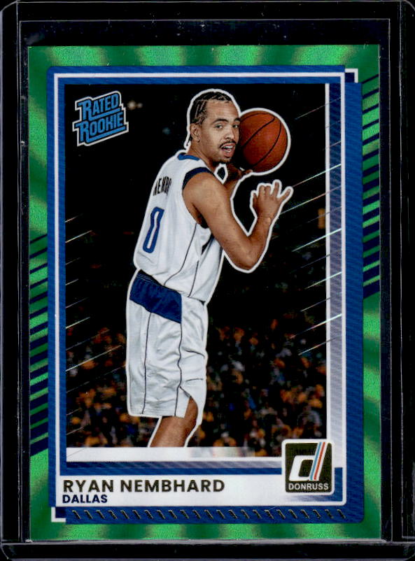 2025-26 Donruss #105 Ryan Nembhard Holo Green Laser