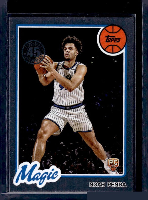 2025-26 Topps #80BK-75 Noah Penda 1980-81 Topps Basketball