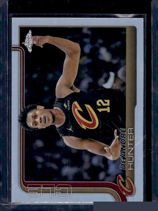 2025-26 Topps Chrome #73 De'Andre Hunter Refractor