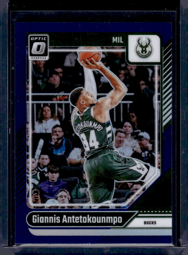 2024-25 Donruss Optic #176 Giannis Antetokounmpo Purple