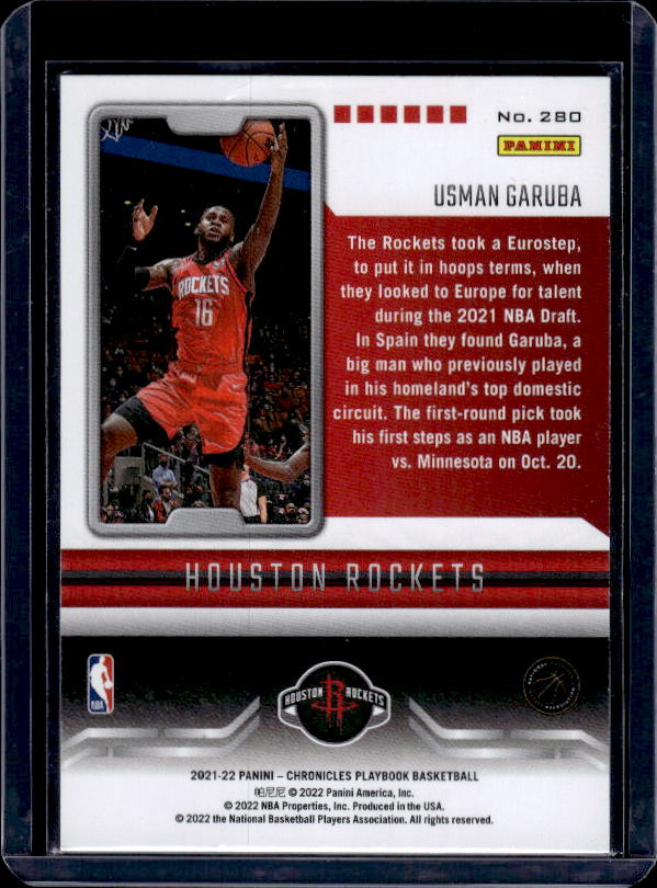 2021-22 Panini Chronicles #280 Usman Garuba Green