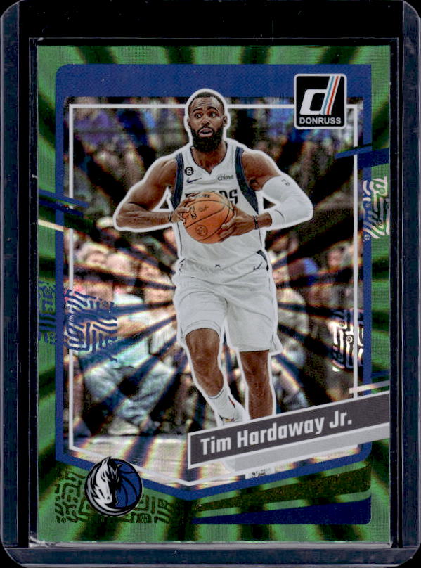 2023-24 Donruss #94 Tim Hardaway Jr. Green Laser Holo