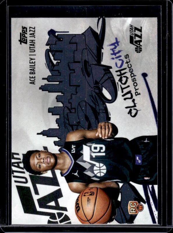 2025-26 Topps #CC-5 Ace Bailey Clutch City Prospects