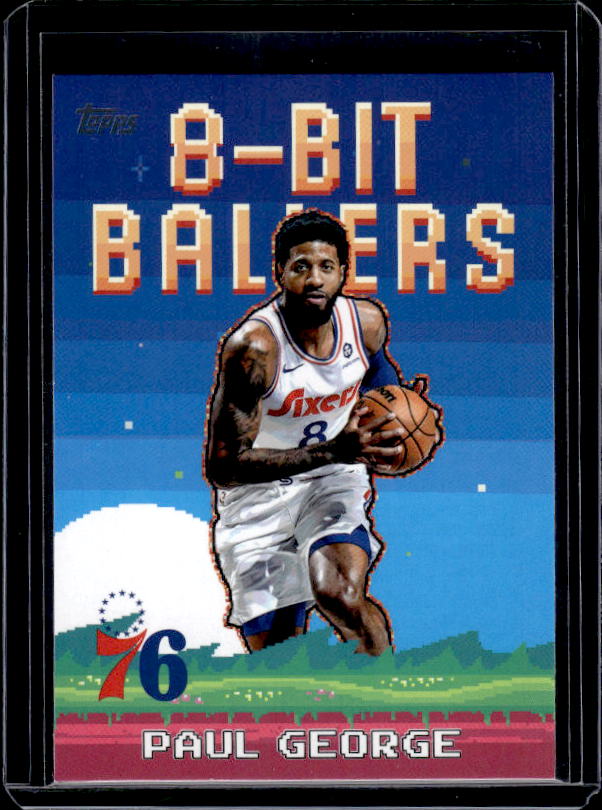 2025-26 Topps #8B-7 Paul George 8-Bit Ballers