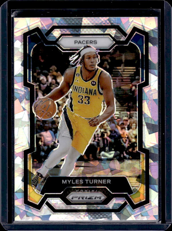 2023-24 Panini Prizm #34 Myles Turner Prizms Ice