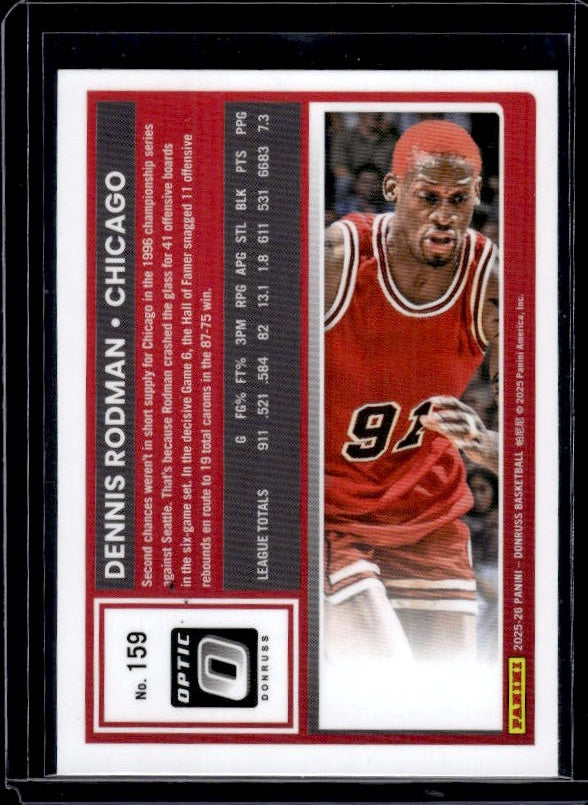 2025-26 Donruss #159 Dennis Rodman Optic