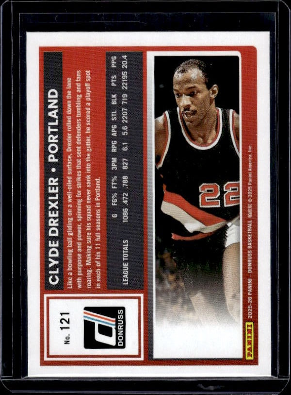 2025-26 Donruss #121 Clyde Drexler