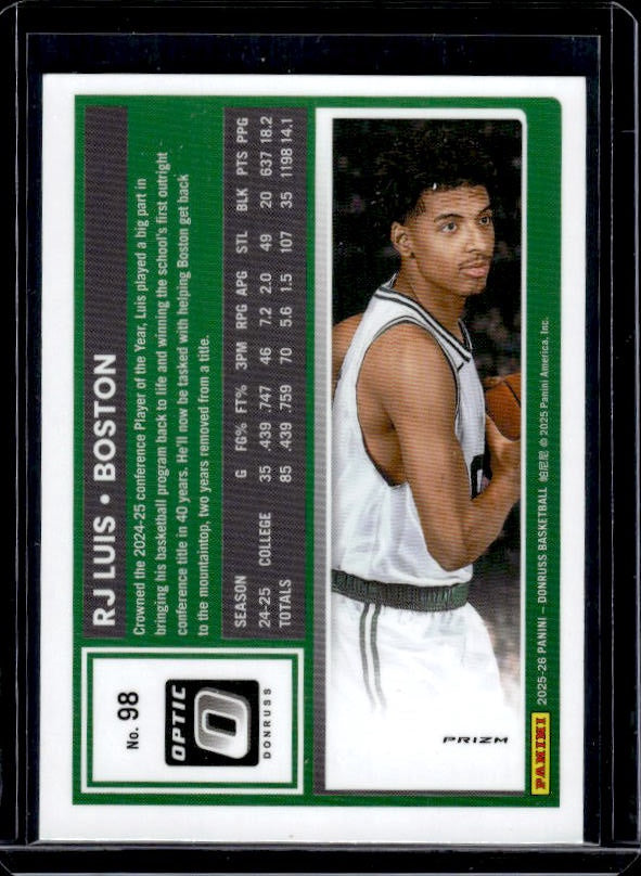 2025-26 Donruss #98 RJ Luis