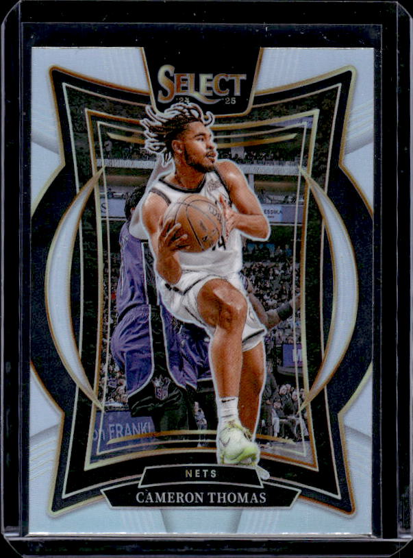 2024-25 Panini Select #50 Cameron Thomas Silver Prizm