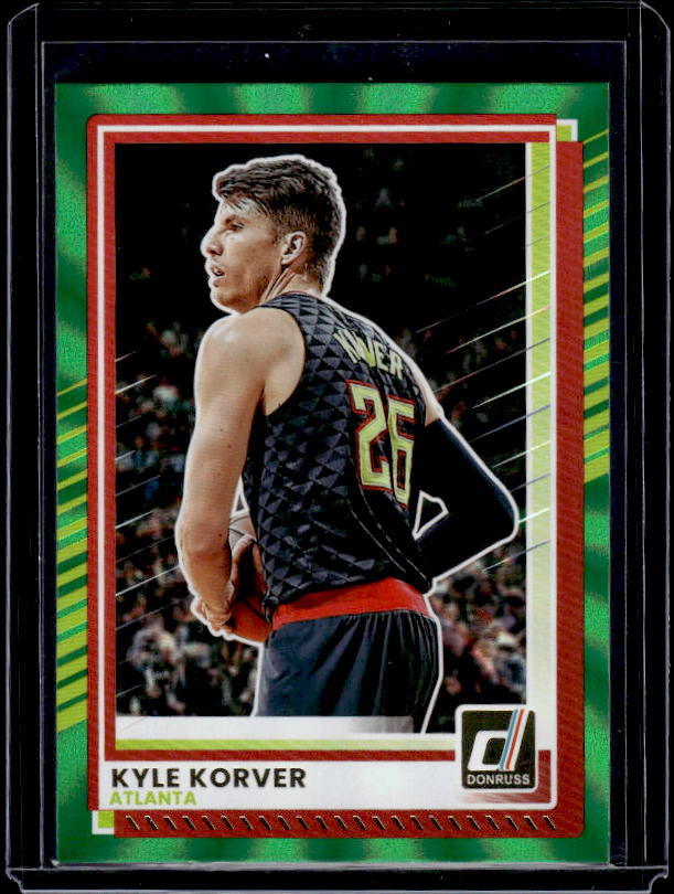 2025-26 Donruss #178 Kyle Korver Holo Green Laser