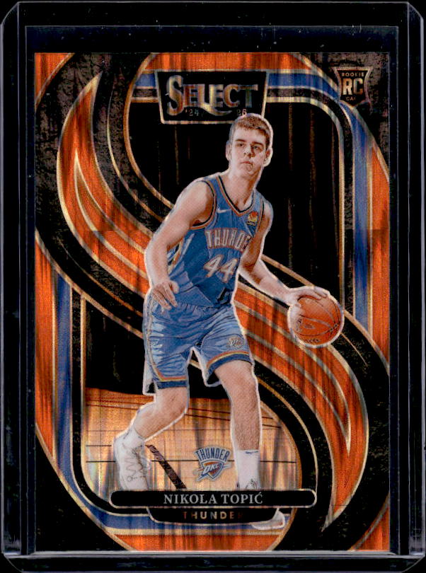 2024-25 Panini Select #171 Nikola Topic Orange Flash Prizm