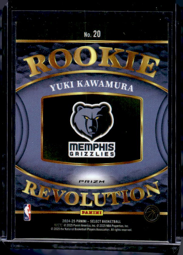 2024-25 Panini Select #20 Yuki Kawamura Rookie Revolution Red Prizms