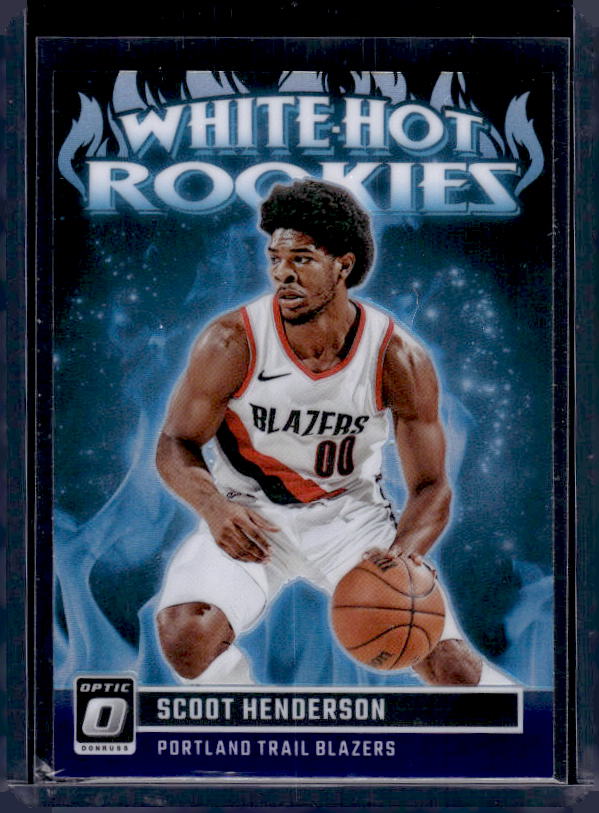 2023-24 Donruss Optic #15 Scoot Henderson White Hot Rookies Purple