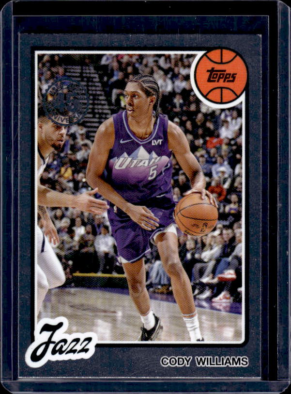 2025-26 Topps #80BK-37 Cody Williams 1980-81 Topps Basketball