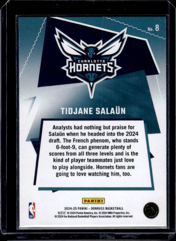 2024-25 Donruss #8 Tidjane Salaun Great X-Pectations