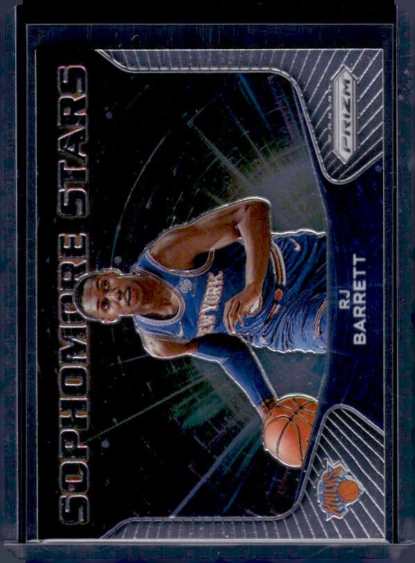 2020-21 Panini Prizm #7 RJ Barrett Sophomore Stars